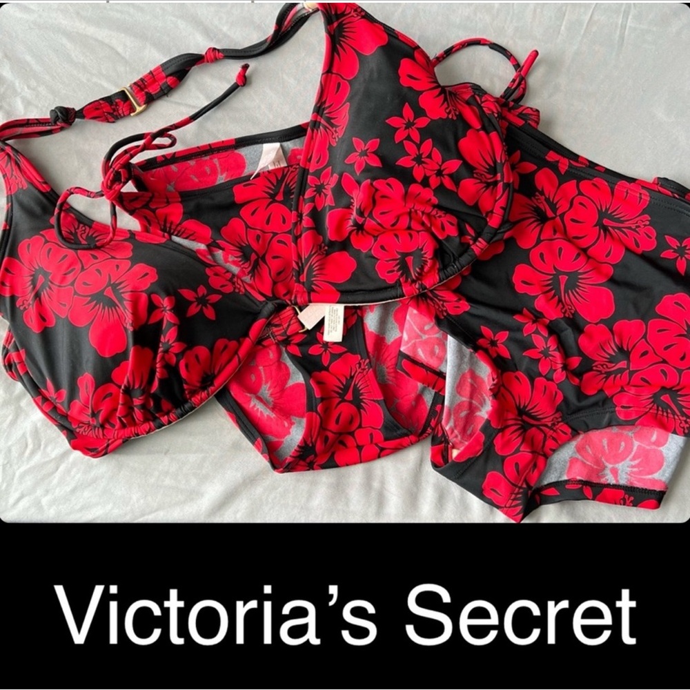 Victorias Secret 3-piece Hibiscus print